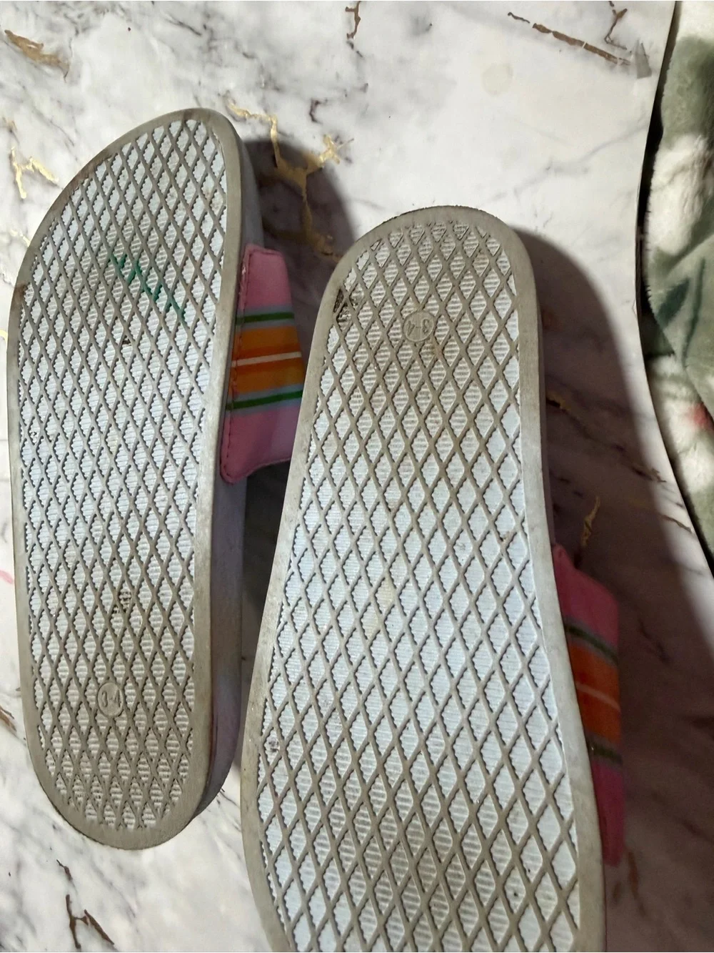 Girls Pink Velvet Slip-On Shoes